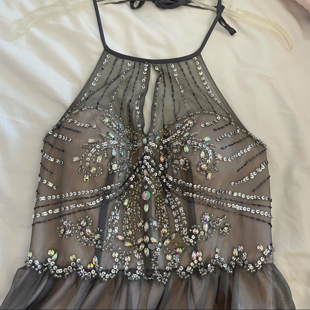 Masquerade Silver Dress